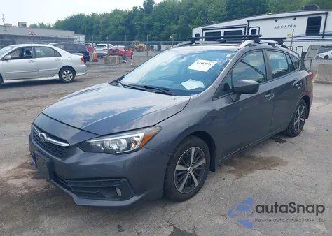 2022 Subaru Impreza Premium 5-Door из США, поврежденный, VIN 4S3GTAD60N3707745